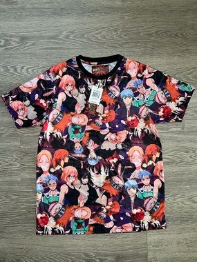 Fresh Prints of Tokyo Drill Clothing Anime Naruto Short Sleeve T-shirt Small